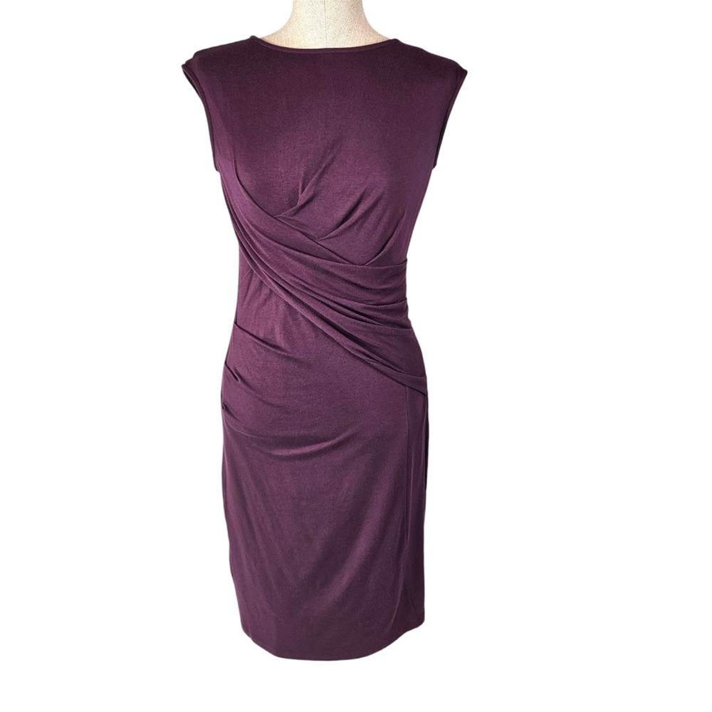 Kut From The Kloth Mollee Sheath Knit Dress Maroon Purple Size 0